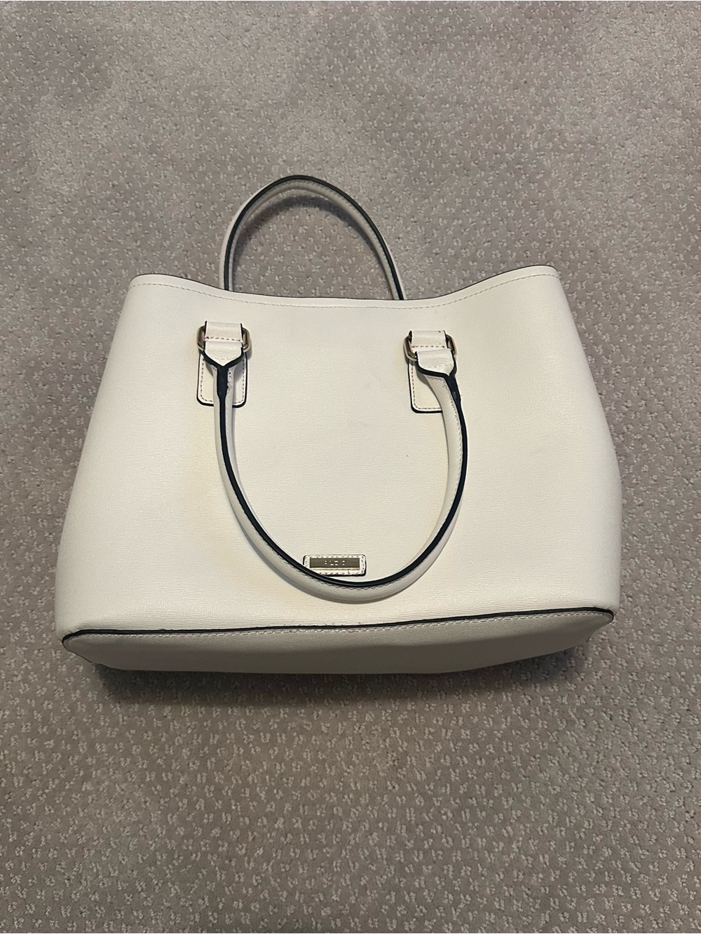 Aldo White Tote Handbag